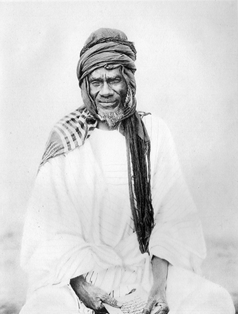 Portrait de Samori Touré, almamy et fondateur de l'Empire du Wassoulou